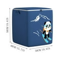 thumbnail image 2 of Mefallenssiah Oversized Clothes Quilts Storage Bag Wardrobe Sorting Storage Box Portable Storage Bag Zipper Cup Storage Bag, 2 of 6