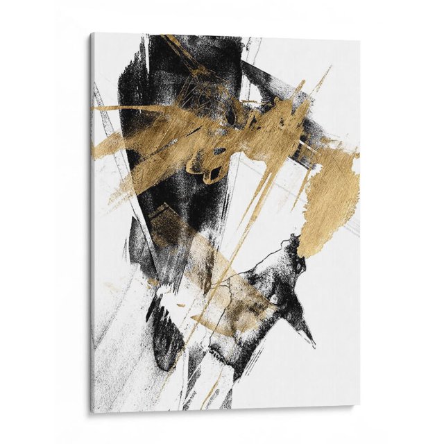 Cuadro decorativo - Glam Y Negro I, Jennifer Goldberger 75x100 Canvas Lab Abstracto