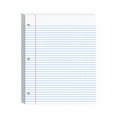 thumbnail image 1 of MVRLSH Under $10! 3 Hole Punched Folder Paper 100 Sheets Lined College Ruled 8.5 X 11 Inch For 3 Ring Organize Notes School/ Paper, 1 of 8