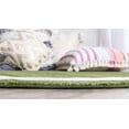 thumbnail image 3 of Unique Loom Del Mar Collection Contemporary Transitional Round Rug, 6', Green/Olive, 3 of 5