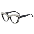 thumbnail image 6 of 2026 European and American trendy stylish personalized handcrafted diamond-embellished cat-eye sunglasses, fashionable retro high-end sunglasses for women, 6 of 6