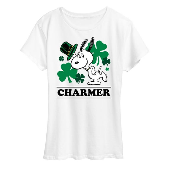 Peanuts - Snoopy Charmer  - Women's Short Sleeve Graphic T-Shirt