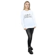 thumbnail image 4 of DC Comics Womens Batman Retro Crackle Logo Sweatshirt, 4 of 5