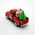 thumbnail image 3 of Christmas Red Truck Decoration,Vintage Farmhouse Metal Trucks Green Red Pickup Tiered Tray Decor for Tabletop Home Kitchen Centerpiece Decorations,Christmas Truck with Mini Santa Tree Decor, 3 of 5