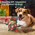 thumbnail image 3 of Pelota de fútbol navideña QDAN Dog Toy, 20 cm, para perros medianos, 3 of 7