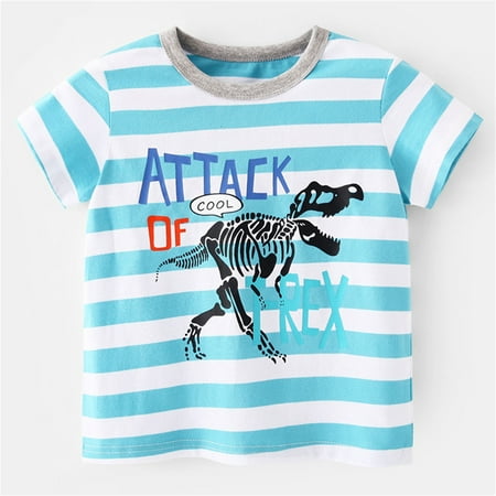 

Toddler Kids Girls Boys Cartoon 3D Prints Loose Tops Soft Short Sleeve T Shirt Tee Tops Clothes