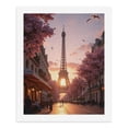 thumbnail image 5 of Paint By Numbers Kit for Adults Beginner - Eiffel Tower Blossoms Sunset Stroll DIY Canvas Painting Kits for Adults, Frameless Paint By Number for Adults for Home Wall Decor 16x20 Inch, 5 of 7