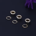 thumbnail image 3 of 100 juegos de ojales con arandela de cuero para reparación de manualidades dorado 5 mm Sywqhk Para estrenar, 3 of 7