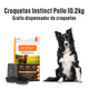 thumbnail image 1 of Croquetas Instinct Pollo 10.2kg Gratis Dispensador Croquetas Instinct KIT, 1 of 2