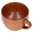 thumbnail image 5 of 200ml Big Belly Wood Water Cup Simple Tea Wine Coffee Mug Classical Wooden Cup with Handle for Kitchen Study, 5 of 8