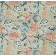 thumbnail image 5 of oneOone Cotton Poplin Twill Beige Fabric Sea Shells Pattern Dress Material Fabric Print Fabric By The Yard 56 Inch Wide, 5 of 6