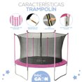 thumbnail image 3 of Trampolín Brincolin Para Niños con Malla de Seguridad Color Rosa Baby Gaon Trampolin, 3 of 9