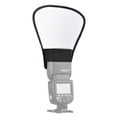 thumbnail image 2 of Difusor Portable Universal Camera Flash Reflector Speedlite Bounce TABLERO DE DIFUSOR CON REMPLAZO DE SUPFICIE RLOGANTE PLANAJA Y Blanca Para El, 2 of 7
