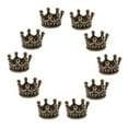 thumbnail image 1 of Piezas de de Corona de Aleación DIY, Venta Al Por Mayor, Suministros de de 6X11mm, de Corona con Agujero Grande, Accesorios de , Bronce BLESIY Crown Charms Beads, 1 of 7