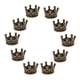 thumbnail image 1 of 10 Piezas Mini De Encantosde Para Resultados Que - Bronce Gloria Crown Charms Beads, 1 of 7