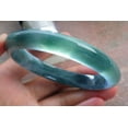thumbnail image 2 of Icy Green Natural A JADE Jadeite Bangle Bracelet 60 mm 677371 TN, 2 of 12