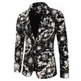 thumbnail image 1 of Qarigey Poliéster Estilo moderno Chaqueta de traje para hombre Clásico para todas las ocasiones Chaqueta de traje para hombre Traje de abrigo Prendas para la parte del cuerpo X05 XL, 1 of 6