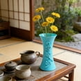 thumbnail image 5 of Hometravel Plastic Vase, Shatterproof Faux Porcelain Floral Arrangement Container, Decorative Centerpiece for Living Room Dining Table, Party Event Decor, 5 of 6
