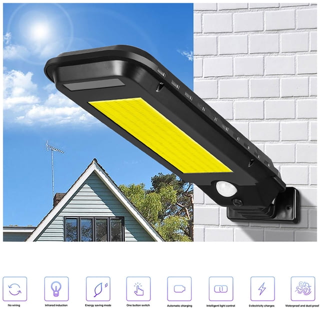 Bangcool Outdoor Wall Light Waterproof Motion Sensor Garden Wall Lamp Landscape Light