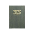 thumbnail image 2 of 2026 Daily Planner Pocket Notebook, A7 Hardcover Journal with Date Layout, Compact Schedule Organizer for Travel & Work, 100 Pages Thick Paper for Goal Tracking - Blackish Green, 2 of 8