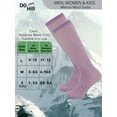 thumbnail image 5 of DG Hill 80% Merino Wool Long Length Thermal Socks for Men, Tall Knee High, 5 of 6