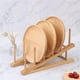 thumbnail image 3 of Escurreplatos de Bambú, Soporte para Tazas, Tabla de Cortar, Platillos, Escurridor de Platos, Accesorios de Cocina de Madera, Soporte para Tapa de Olla, 3 of 6
