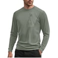 thumbnail image 2 of pstuiky hombres de manga larga, Camiseta básica de cuello redondo y manga larga de color liso para hombre tops de invierno para hombre l, 2 of 9