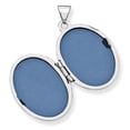 thumbnail image 1 of 14K White Gold 21mm Oval w/Diamond Vintage Locket, 1 of 3