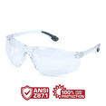 thumbnail image 2 of Hyper Tough Single Clear Anti-Fog Lens Safety Glasses. 99% UV Blocking, Meet ANSI z87.1 Impact Resistance, 2 of 13