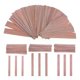 thumbnail image 2 of 50pcs Wooden Candles Wick Smokeless Candle Core with Clip Base DIY Candle Making Kit Handmade Candle Wood Core Candlewick, 2 of 5