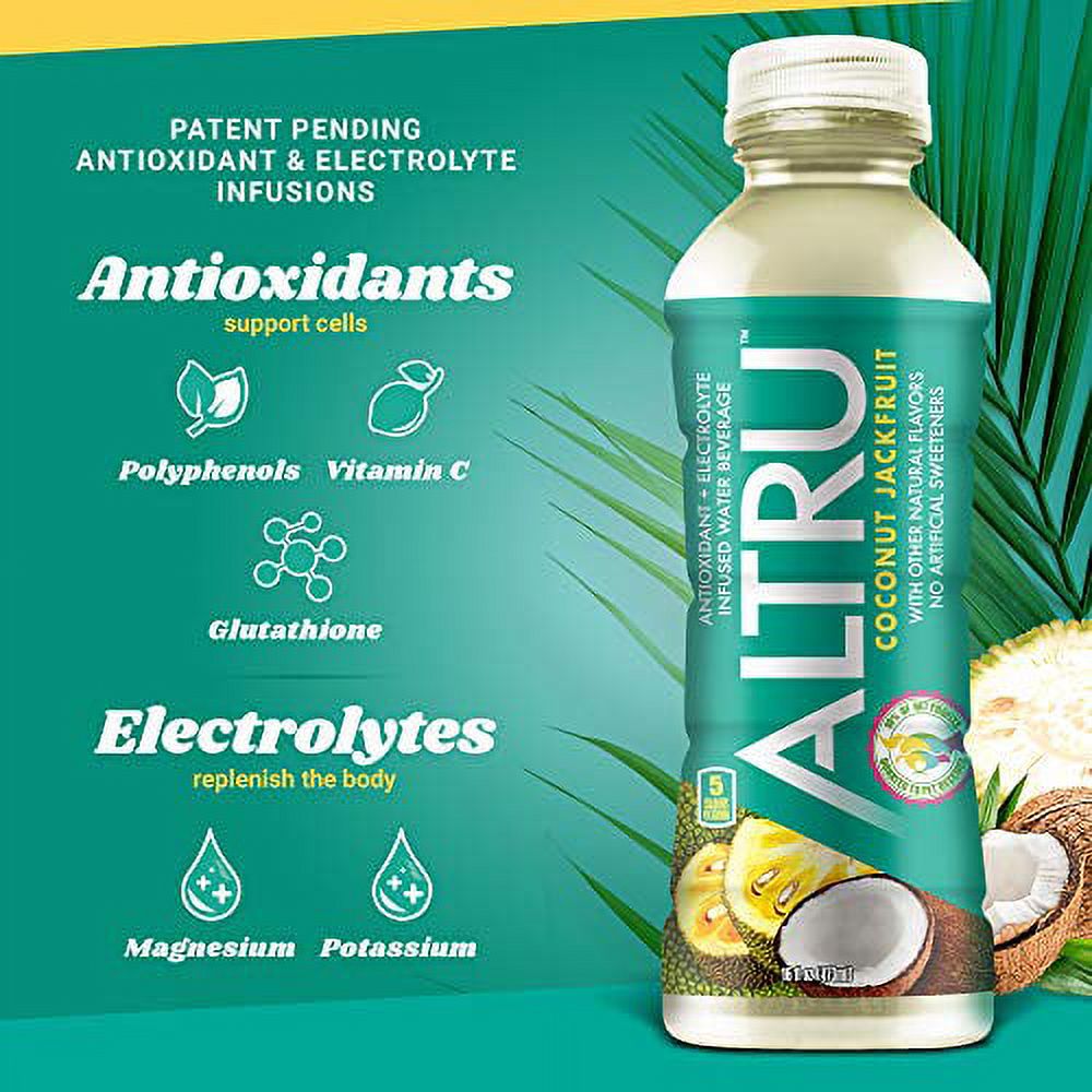 ALTRU, Antioxidant & Electrolyte Infused Water, Variety Pack,16 Fl Oz,12 count - image 5 of 5