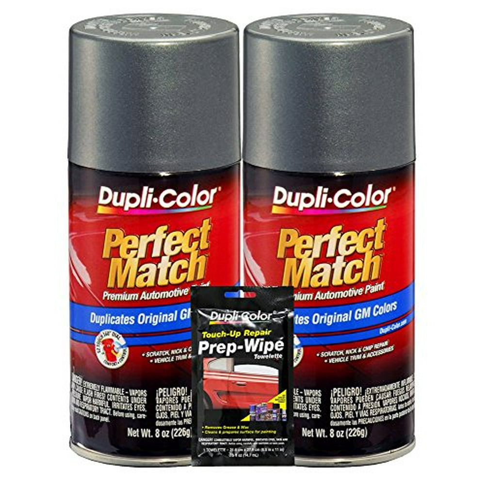 SherwinWilliams Company DupliColor Gunmetal Metallic ExactMatch Automotive Paint for GM
