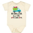 thumbnail image 3 of Inktastic My Oma and Opa Love Me Grandson Truck Boys Baby Bodysuit, 3 of 5