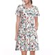 thumbnail image 1 of Easygdp Christmas Elements para Vestido Transpirable de Mujer, Vestido Suelto de Manga Corta con Pliegues y Bolsillos para el Verano, 1 of 6