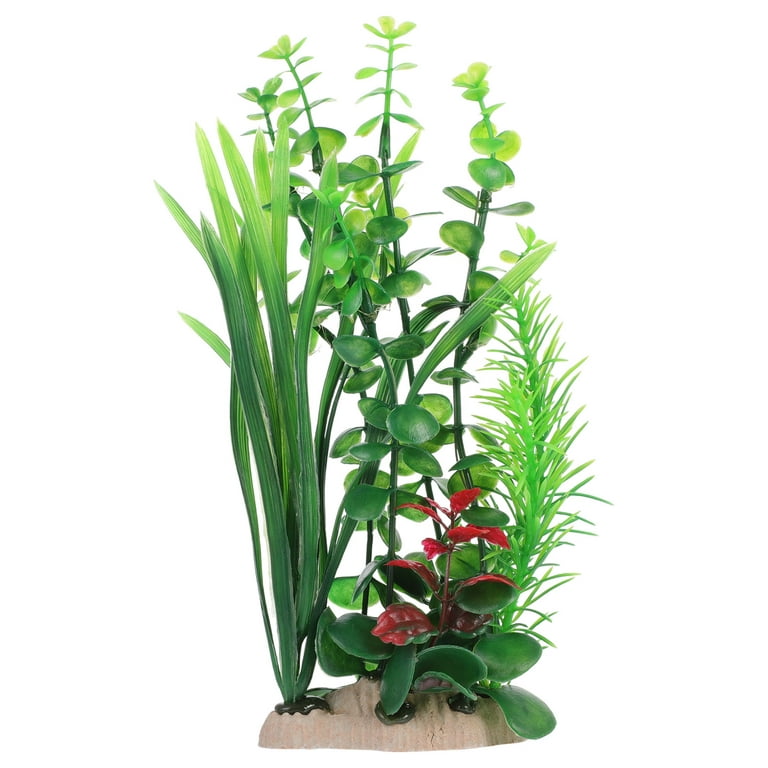 1pc Simulation Plastic Aquatic Grass Fish Tank Decor Turtle Tank Landscape  Decor 