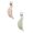 Red & Green 1Pack, variant on Dumpling Theme Keychain, Gray, 1 Count 1