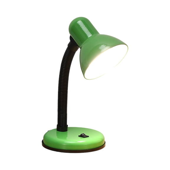 LED Desk Lamp Plug In Reading Lamp, 5W Adjustable Gooseneck Light With 3 Color Modes for Office, Bedroom, Nightstand, Green