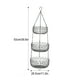 thumbnail image 3 of Toystoory Estante de almacenamiento para mostrador de frutas y pan de gran capacidad para comedor, cesta de frutas de hierro Premium de 3 niveles Organizadores de utensilios de cocina, 3 of 6