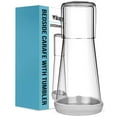 thumbnail image 1 of Juego de jarras de agua Wikapy de vidrio transparente Wikapy, 650 ml, con posavasos, 1 of 6