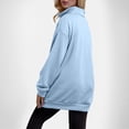 thumbnail image 4 of Women'S Clothing Women's Solid Sweatshirt Women's Half Zip Pocketed Long Sleeve Pullover Hoodie For Sports & Leisure, 4 of 6