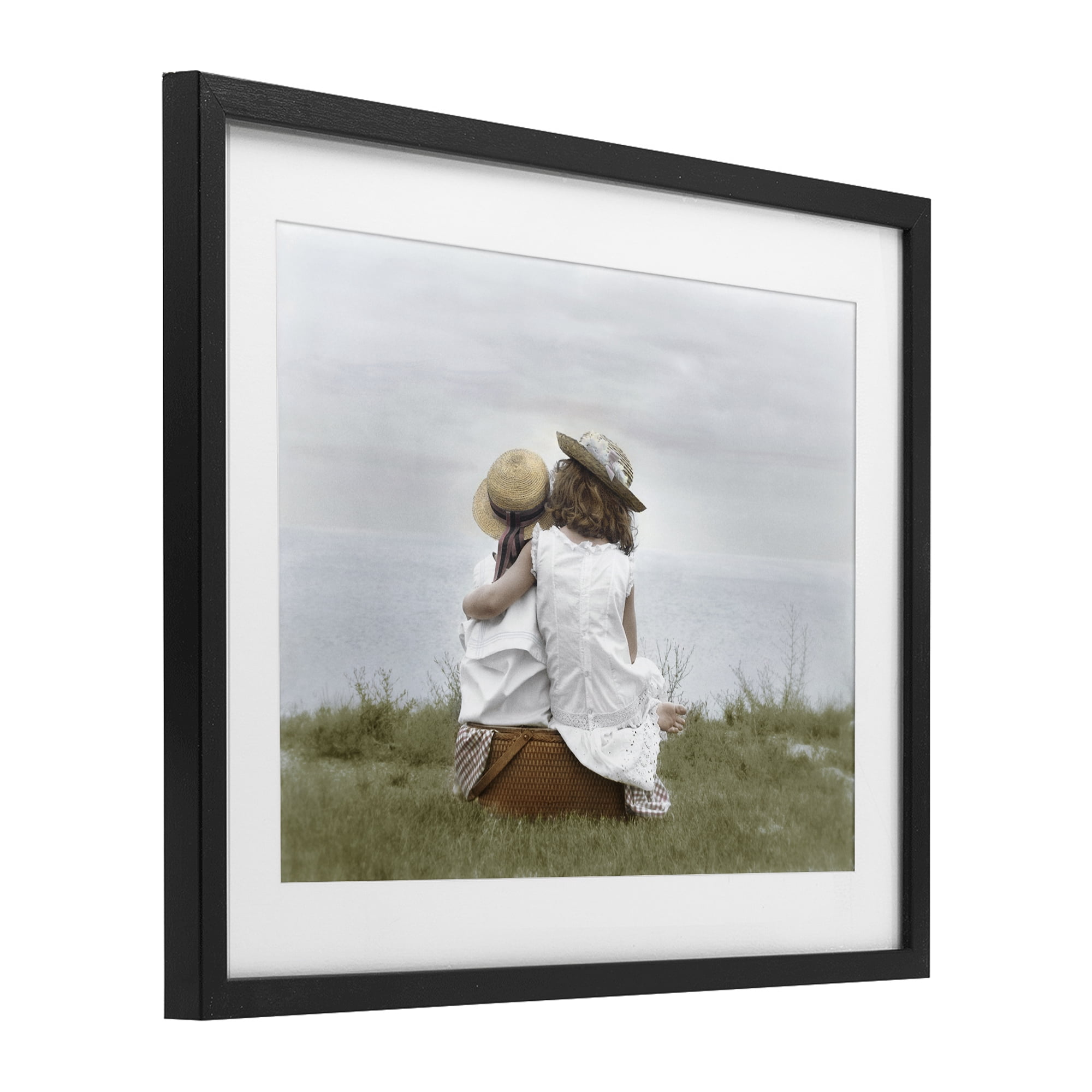 Stupell Industries Friends By The Ocean Black Framed Print Under Glass, design by Kendra Dew