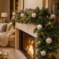 thumbnail image 2 of Fwttom Christmas Ball Ornaments Shatterproof Merry Christmas Tree Decorations Hanging Xmas Ornaments Set for Holiday Party Home Decor, White, 2 of 9