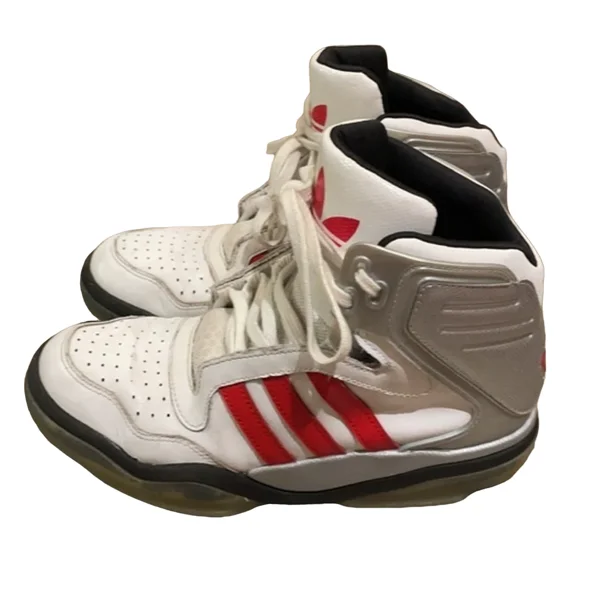Adi-das Tech Street Mid Vivid Red Sneakers Mens Size 7 G65890