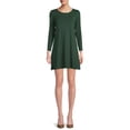 thumbnail image 2 of Nine.Eight Women's Long Sleeve T-Shirt Dress, 2 of 5