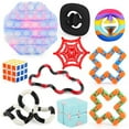 thumbnail image 2 of ITFABS Jouets Éducatifs / Réduction du Stress Jouets Ensemble, Pousser des Bulles Jouet Sensoriel, 2 of 9