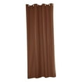 thumbnail image 3 of Ready Made Outdoor Indoor Drape Privacy Waterproof Curtain Grommet Top for Porch Pergola Coffee_54x108inch, 3 of 10