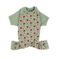 thumbnail image 1 of Leveret Dog Cotton Pajama Aqua Hearts S, 1 of 2