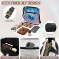 thumbnail image 6 of Eheartsgir Lightweight Ladies Shoulder Bag for Outdoor Travel, Waterproof Fashion Shoulder Crossbody Purse, Galaxy Sea Turtle, 6 of 7