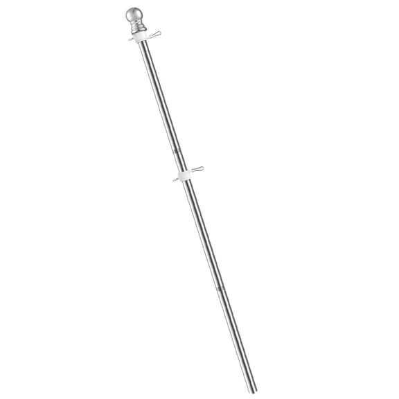 CIMAXIC Rustproof Stainless Steel Flag Pole for Outdoor Wall Mount Use in Garden Porch and Yard