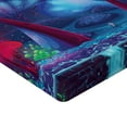 thumbnail image 2 of Ambesonne Forest Fitted Sheet, Mushrooms Vibrant Colors, King Size, Blue Red, 2 of 3